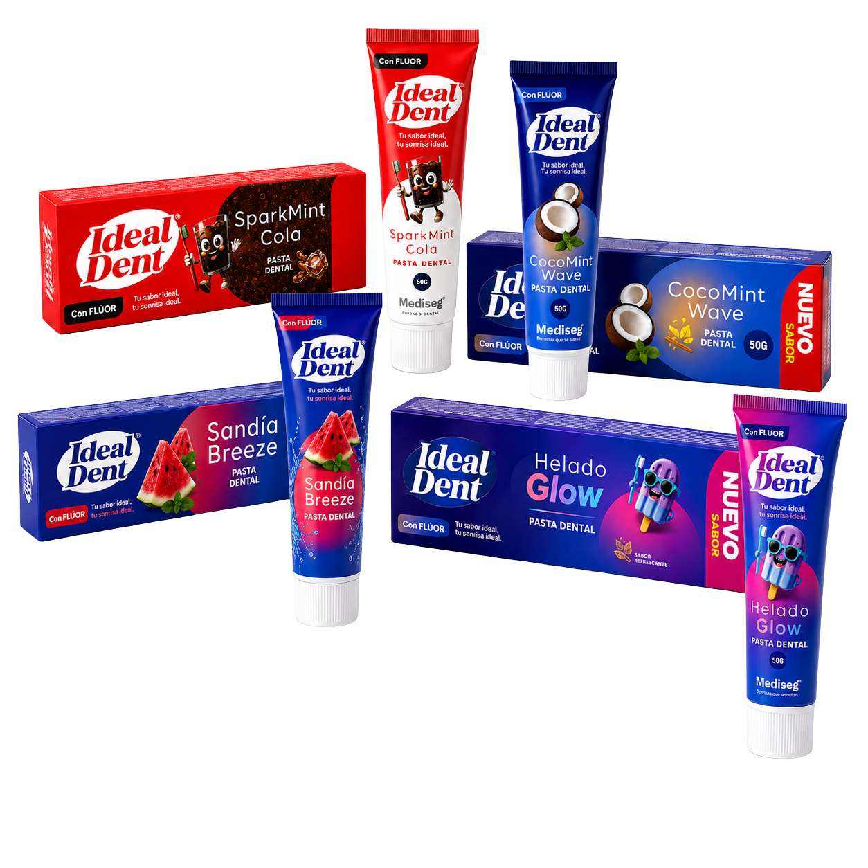 Pastas dentales Ideal Dent